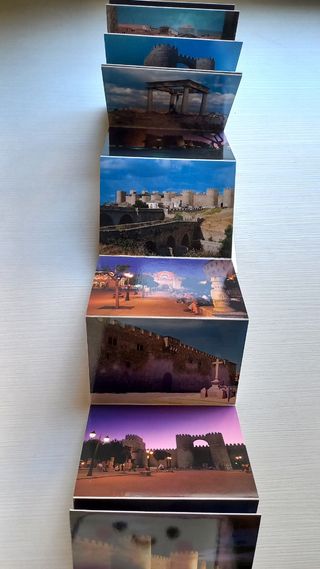 Postales de Barcelona y Ávila