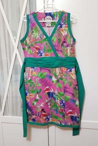 Vestido Almatrichi estampado flores - T.42