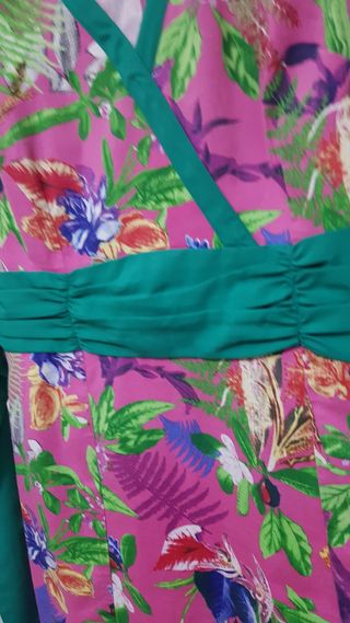 Vestido Almatrichi estampado flores - T.42