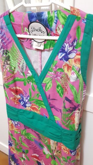 Vestido Almatrichi estampado flores - T.42