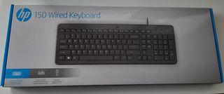 Teclado HP 150  + Ratón HP X500 con cable 