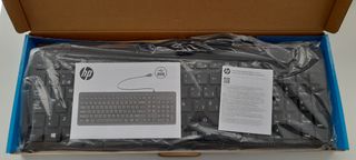 Teclado HP 150  + Ratón HP X500 con cable 
