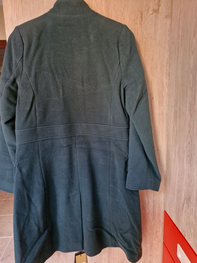 Abrigo lana SC verde