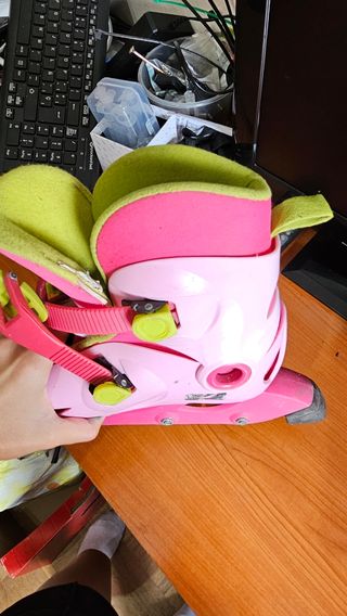 Patines niña - Rosa y Verde