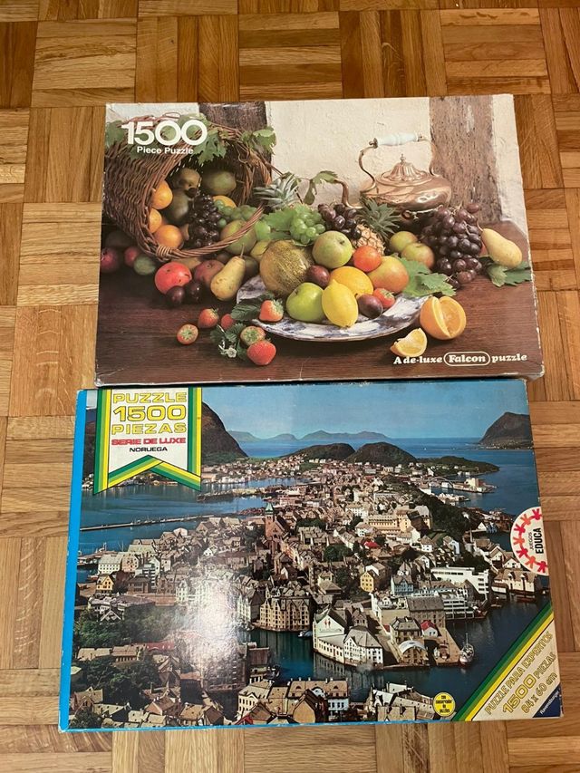 2 Puzzles 1500 piezas | Frutas & Noruega