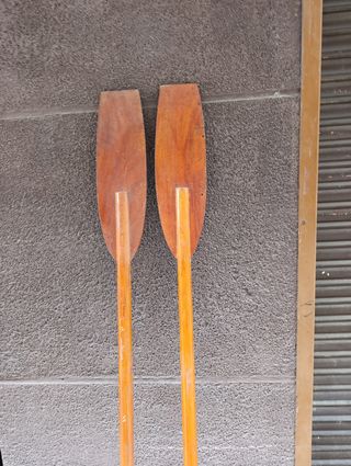 2 Remos madera antiguos