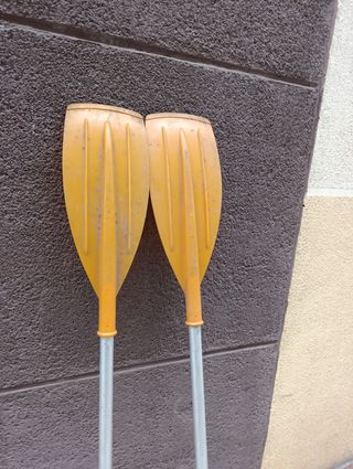2 Remos madera antiguos