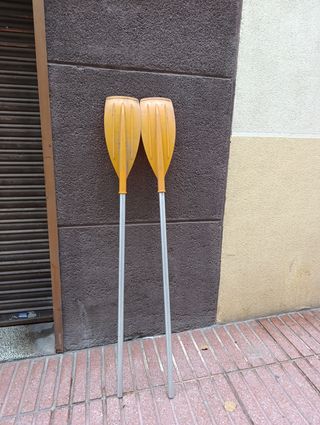 2 Remos madera antiguos