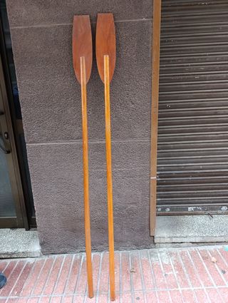 2 Remos madera antiguos