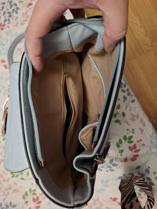 Mochila bandolera azul