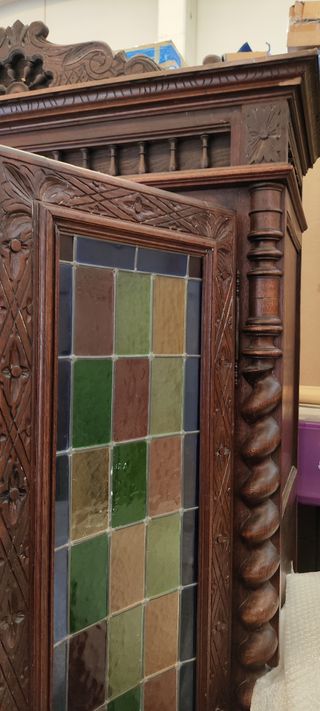 Armario antiguo madera maciza