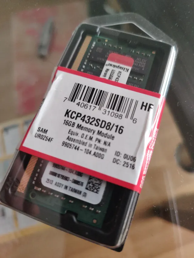 Kingston KCP432SD8/16 DDR4 3200MHz RAM 16Gb