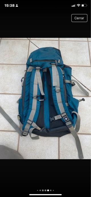 Mochila montaña senderismo element azul
