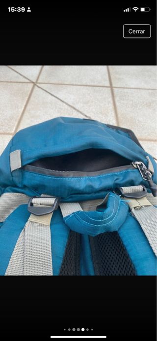 Mochila montaña senderismo element azul
