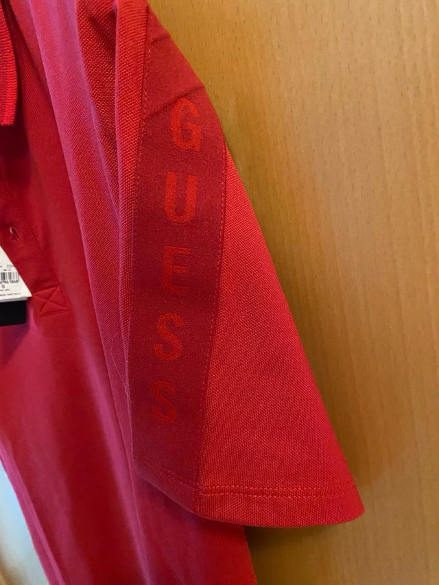 Polo Guess Uomo Rosso