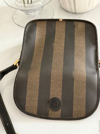 Bolso bandolera Fendi Mon Trésor, de lona