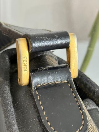 Bolso bandolera Fendi Mon Trésor, de lona