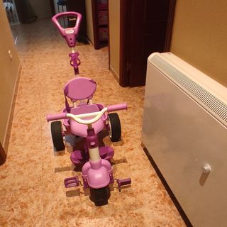 Triciclo infantil evolutivo rosa 4 en 1 