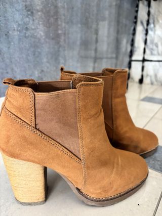 Botines Marrón - Tacon