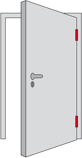 Pomo puerta ABUS 122354 blanco