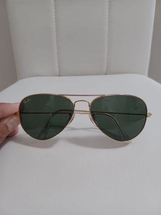 Ray-Ban Aviator Oro-Verde
