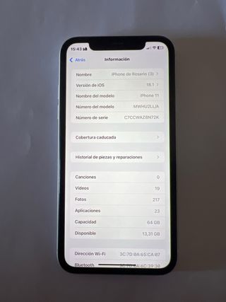 iPhone 11 Blanco 64GB