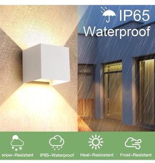 (2 pezzi) Lampada da Parete Wisdom Line  IP65