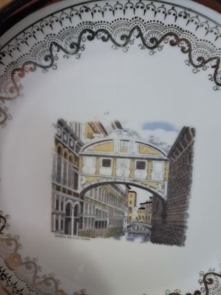 Set piatti decorati | Ceramica multicolor