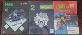 Libros Bachillerato: Historia, Filosofía, Inglés