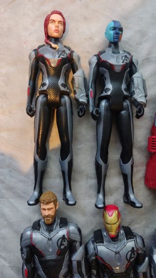 6 Figuras Marvel DRAX ...Power FX HABLAN DRAX ..