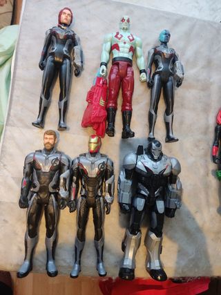 6 Figuras Marvel DRAX ...Power FX HABLAN DRAX ..