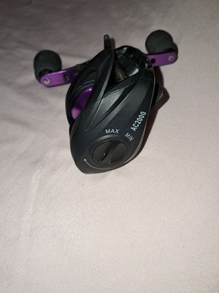 Carrete Pesca AC2000 - Negro/Morado