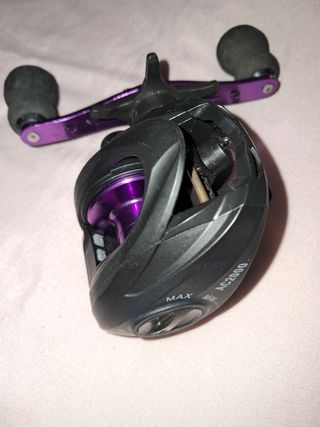 Carrete Pesca AC2000 - Negro/Morado