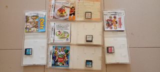 Nintendo DS Lite blanca + 5 juegos