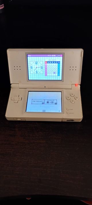 Nintendo DS Lite blanca + 5 juegos