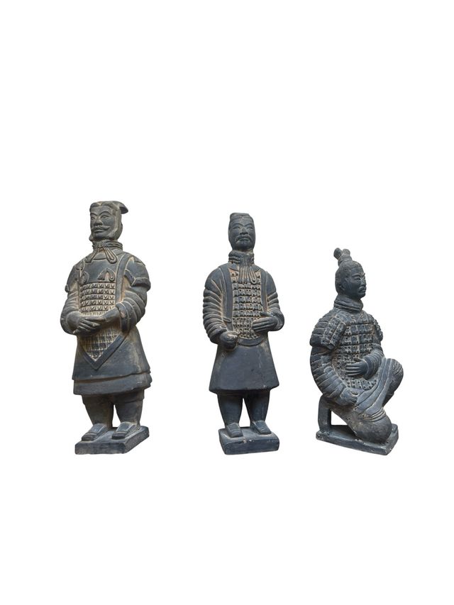 3 Figuras Terracota Guerreros