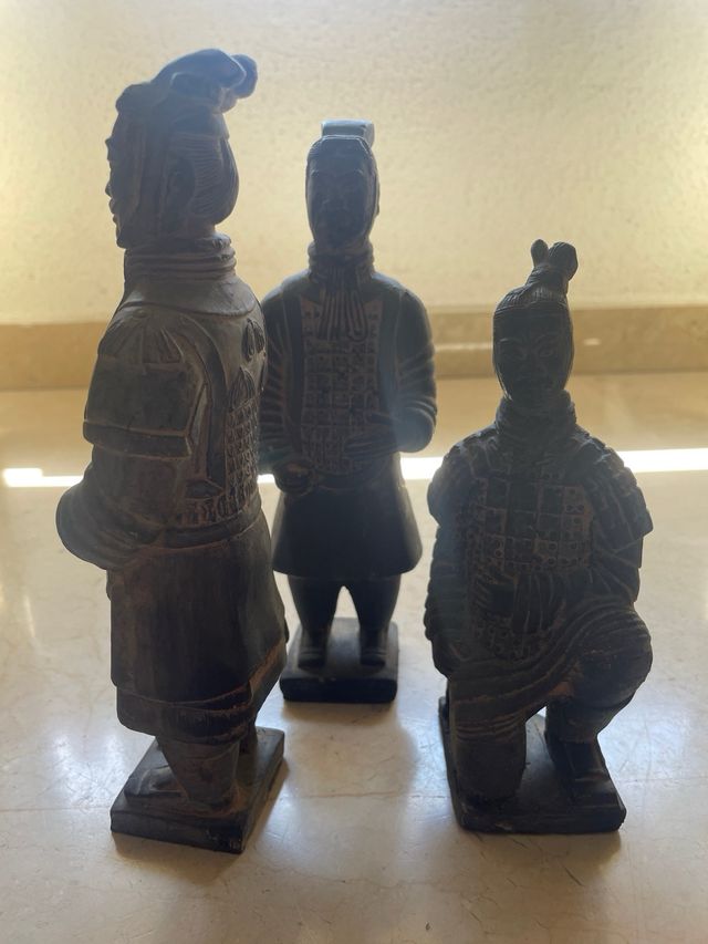 3 Figuras Terracota Guerreros