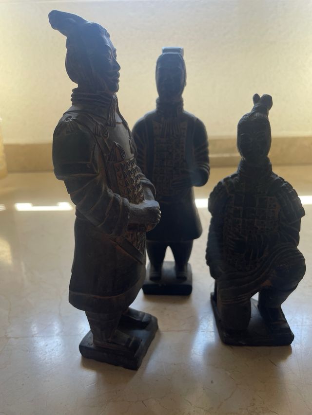 3 Figuras Terracota Guerreros