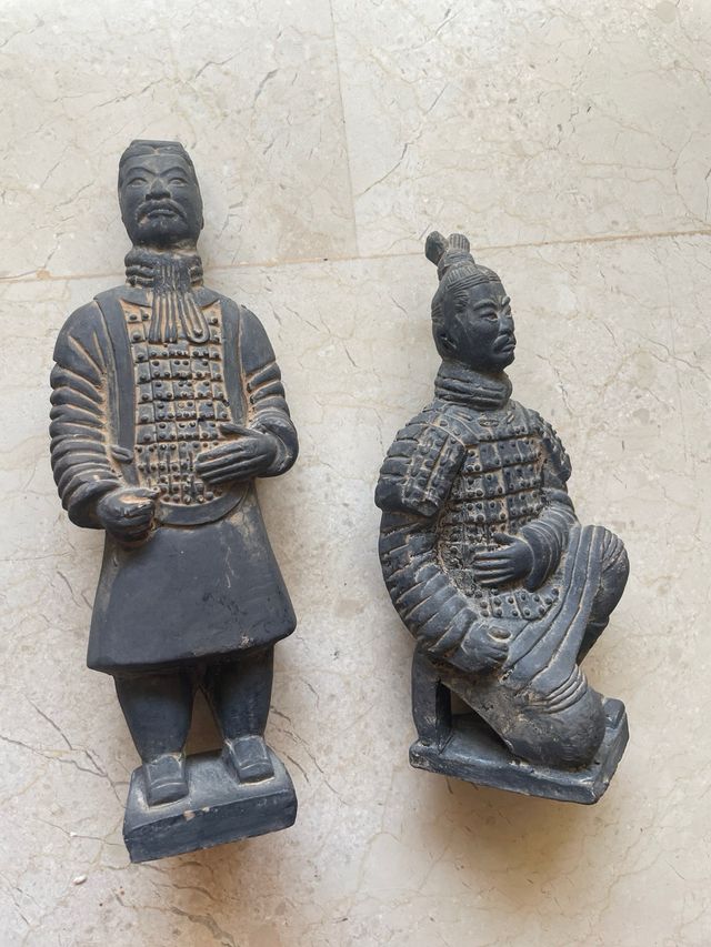 3 Figuras Terracota Guerreros