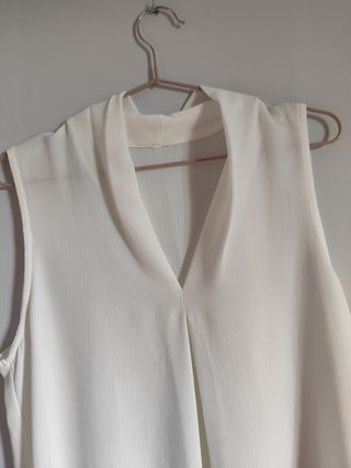 Blusa blanca M-L premamá