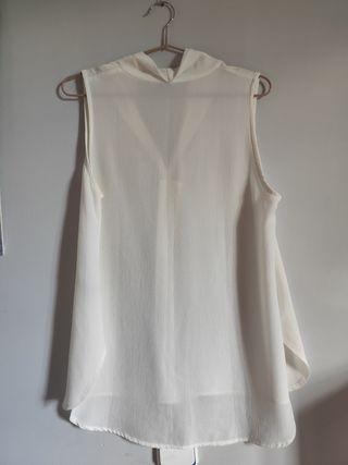 Blusa blanca M-L premamá