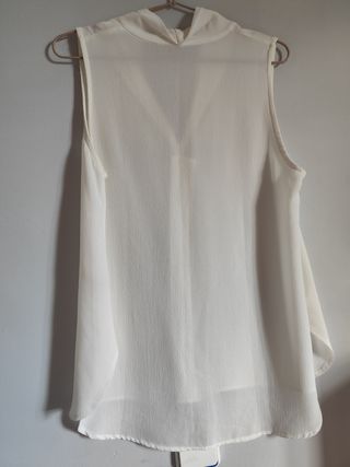 Blusa blanca M-L premamá