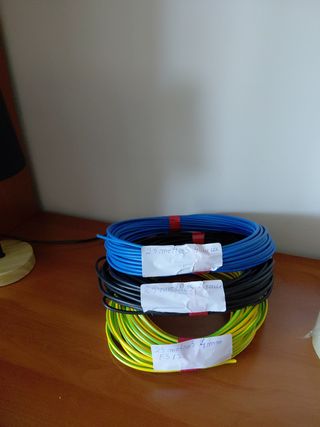 Cable eléctrico 25m - 4mm - 2,5mm