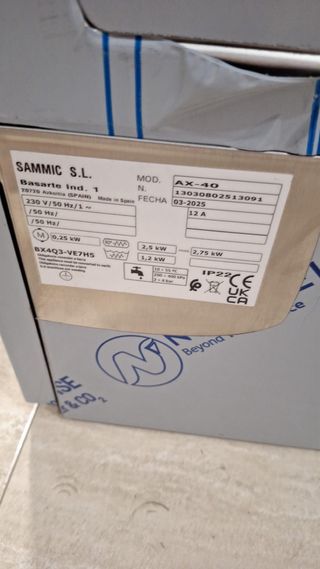 Lavavajillas SAMMIC AX-40
