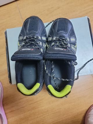 Zapatos seguridad - negros/amarillo.