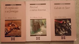 Lote de 14 novelas de autores clásicos gallegos