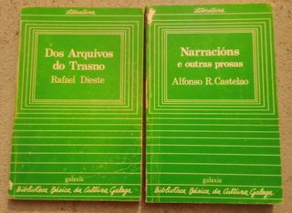 Lote de 14 novelas de autores clásicos gallegos