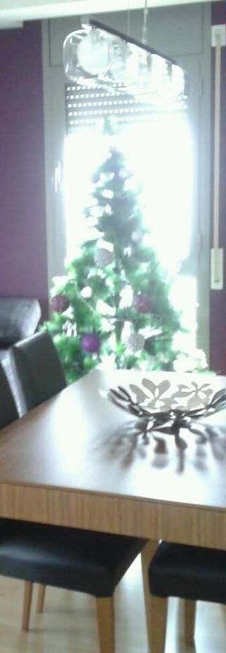 Árbol Navidad plástico verde.