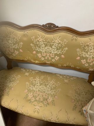 Sofá y 2 sillones vintage