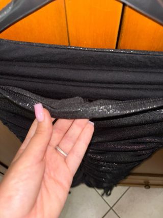 Tubino nero paillettes